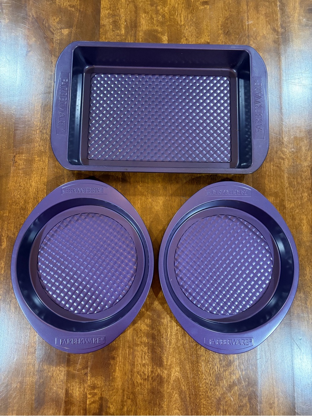 Farberware Purple Nonstick Bakeware Set - 3 Piece